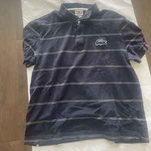Lacoste large logo polo size 6